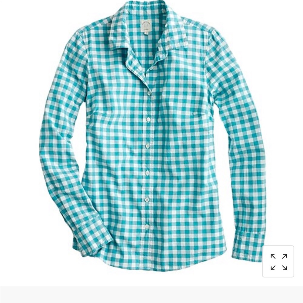 Jcrew “the perfect shirt” gingham